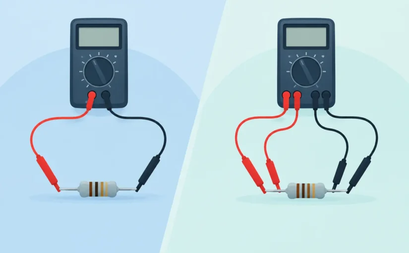 Two Wire Versus Four Wire Resistance Tests